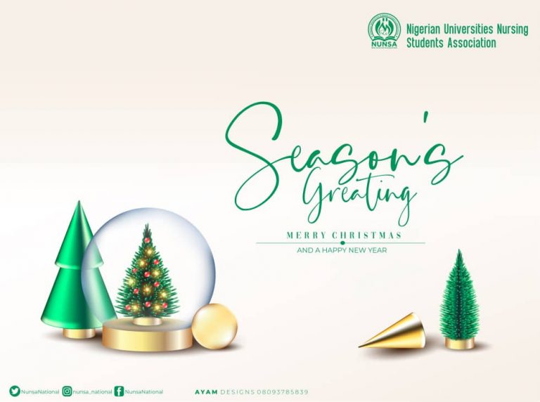 Read more about the article Season Greetings To All Nigerian Nursing Students