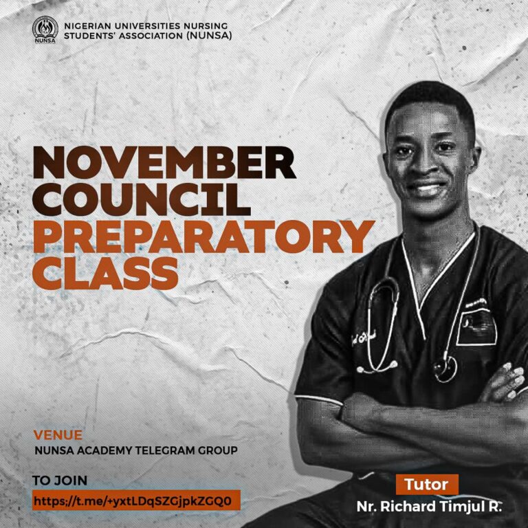 Read more about the article NOVEMBER COUNCIL PREPARATORY CLASS