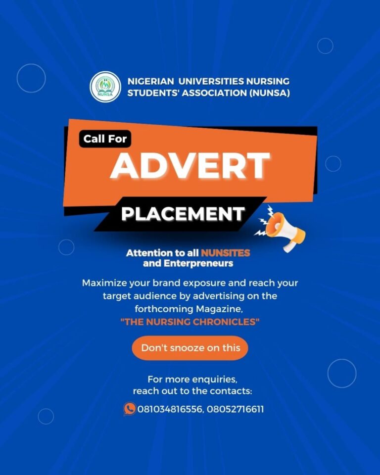 Read more about the article Call for Advert Placement