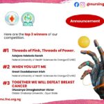Winner Announcement: NUNSA-Nursing TV Breast Cancer Awareness Art Competition