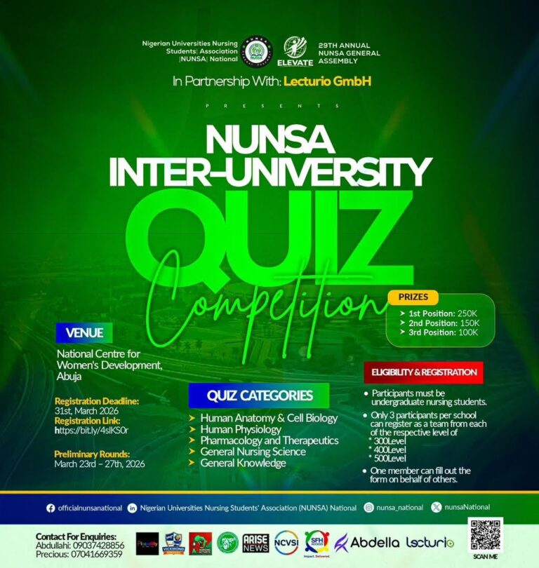 Read more about the article Represent Your Region: NUNSA Inter-University Quiz Competition 2026